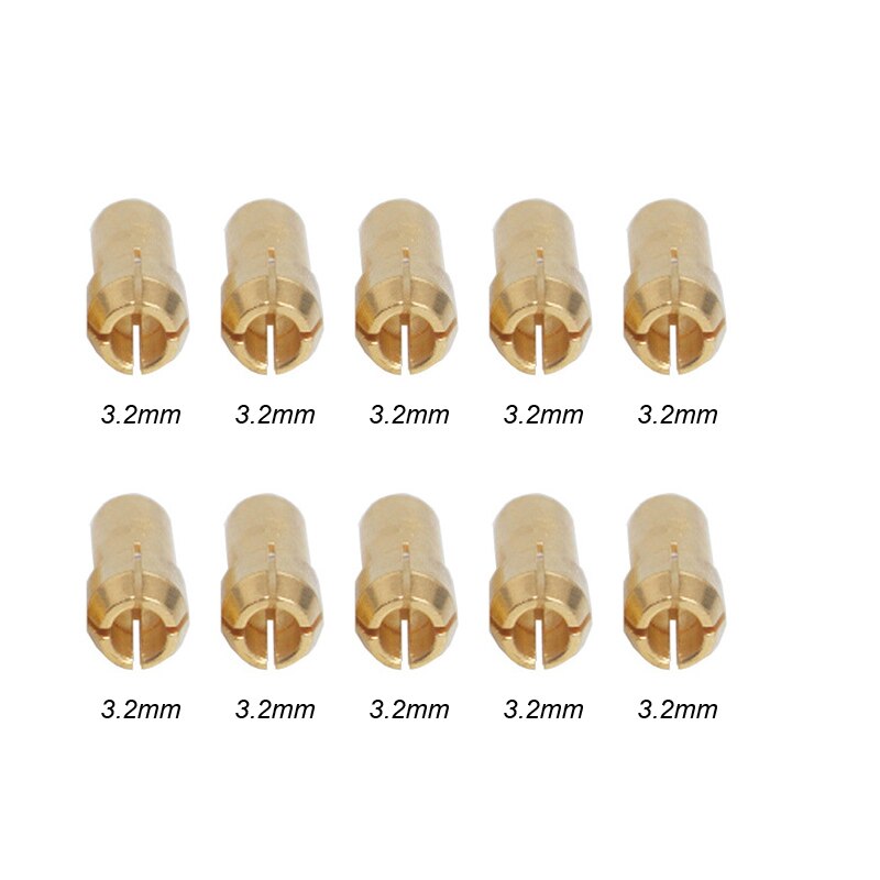 0,5mm-3,2mm Mikro Mini Bohrfutter Adapter für Dremel Dreh Werkzeug Zubehör Mikro Collet Maschine Polieren Graveur elektrische: 3.2mm Collet Futter