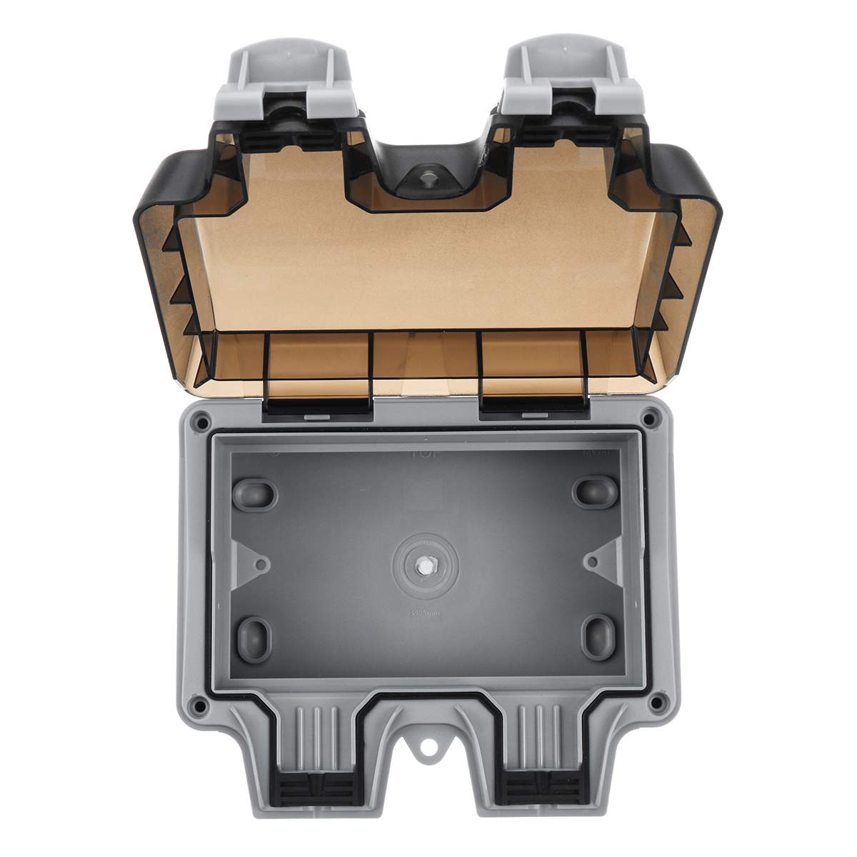 1/2 Gang Electric Plug Box Cover Safety Socket Protector Splash Box Waterproof