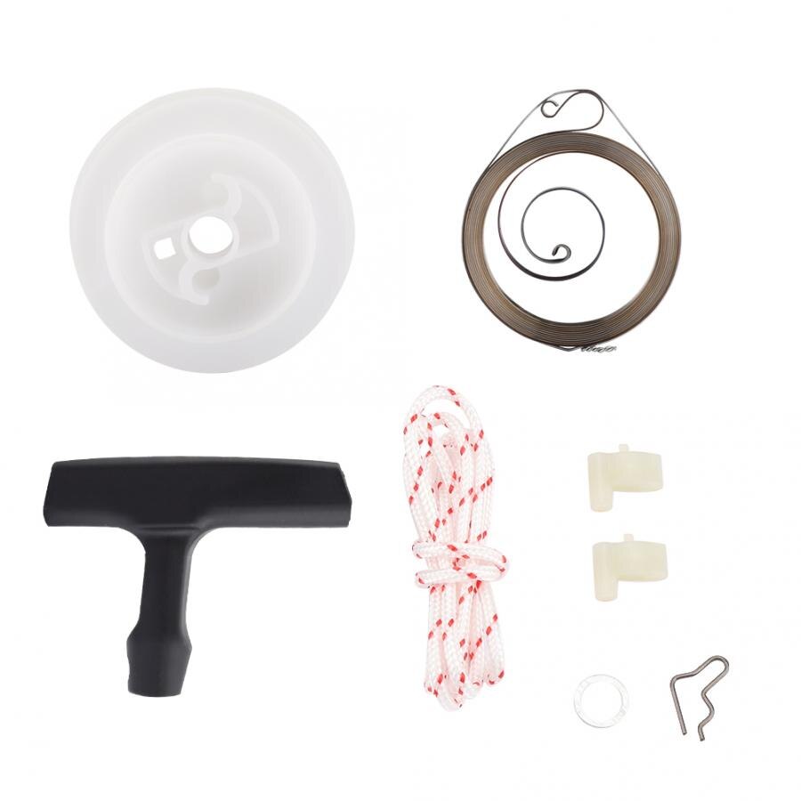 Pull Lawnmower Part Replacement Kit Starter Handle Pulley Rope Springs for 029 039 MS290 MS390 Lawnmower Part Kit