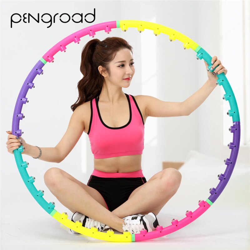 PENGROAD Taille Oefening Massage Sport Hoops Magneet Harde Buis Yoga Cirkel Gymnastiek Ring Vrouwen Verminderen Gewicht Fitness Apparatuur