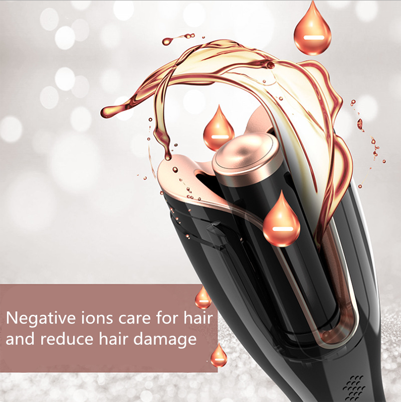 Auto-rotating Curling iron Multifunctional USB Charging Curling Iron LED Display Ceramic Wave Curling Iron