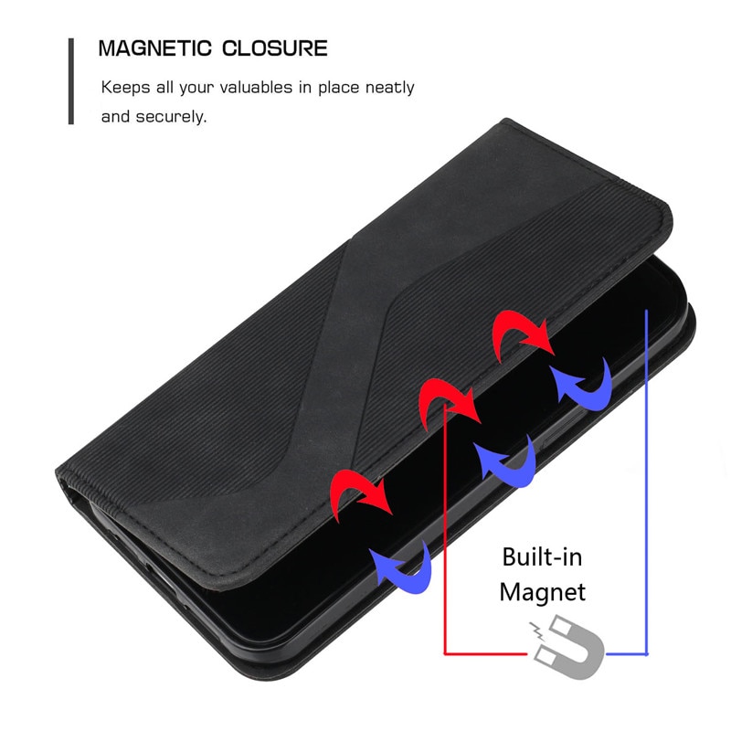 Magnetic Leather Book Case On For Xiaomi Redmi Note 8 Pro Phone Cases Redmi Note 8 8T 8Pro Note8 Note8T Flip Stand Wallet Cover