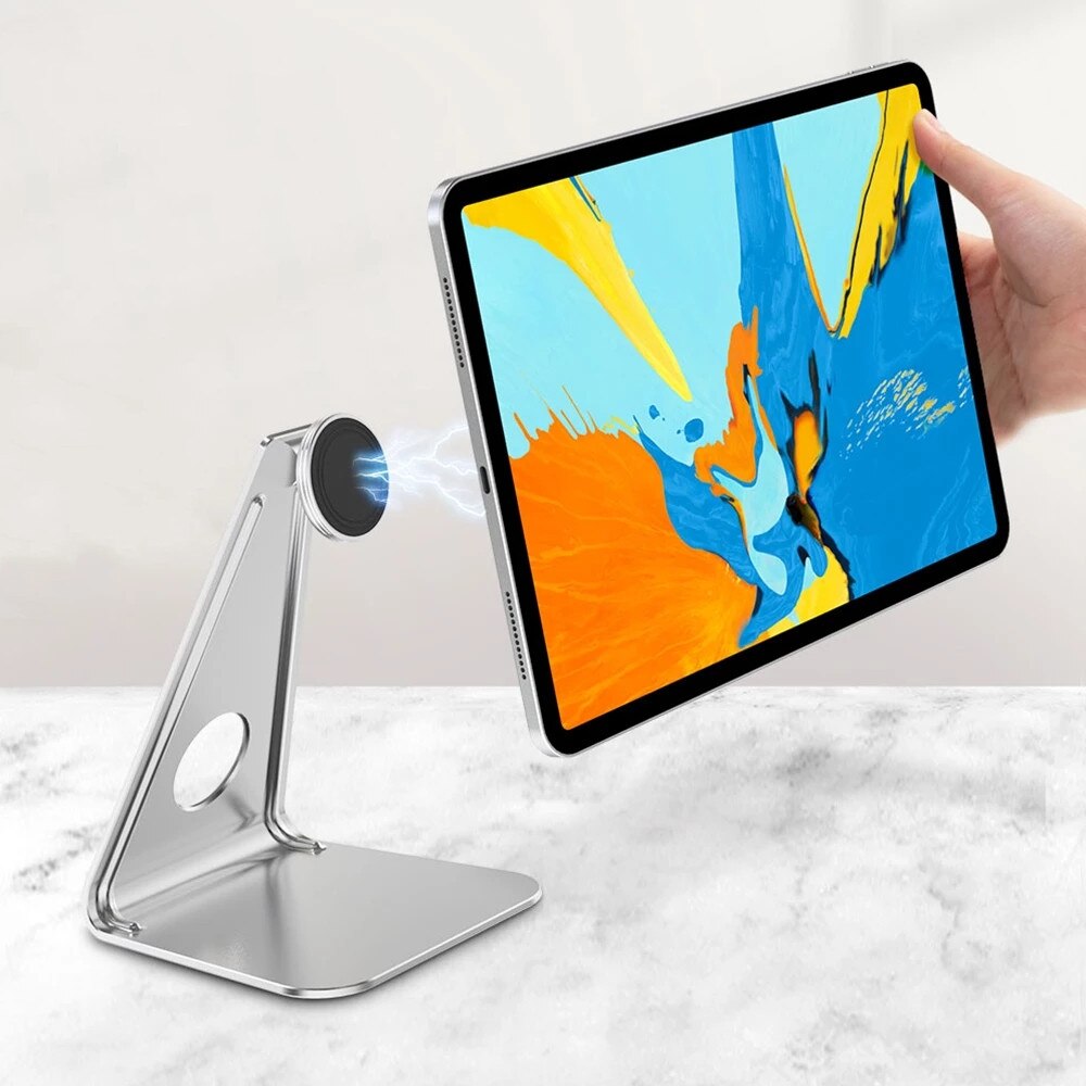 Universele Magnetische Tablet Stand Voor Samsung Ipad 7-13 Inch Aluminium Tablet Houder Voor Xiaomi Huawei Iphone Ipad Stand