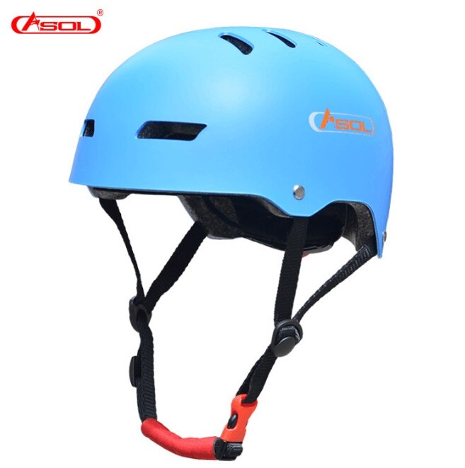 ASOL Professionelle Bergsteigen Helm Integral- geformten Atmungsaktive Sicherheit klettern Helm Driften waten Hütte: Blau