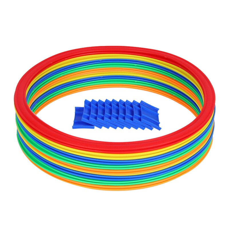 Kinderen Sport Speelgoed Hopscotch Ring Rooster Kleuterschool Leuk Spel Gevoel Training 10 Ronden 10 Gesp Ouder-kind Outdoor speelgoed