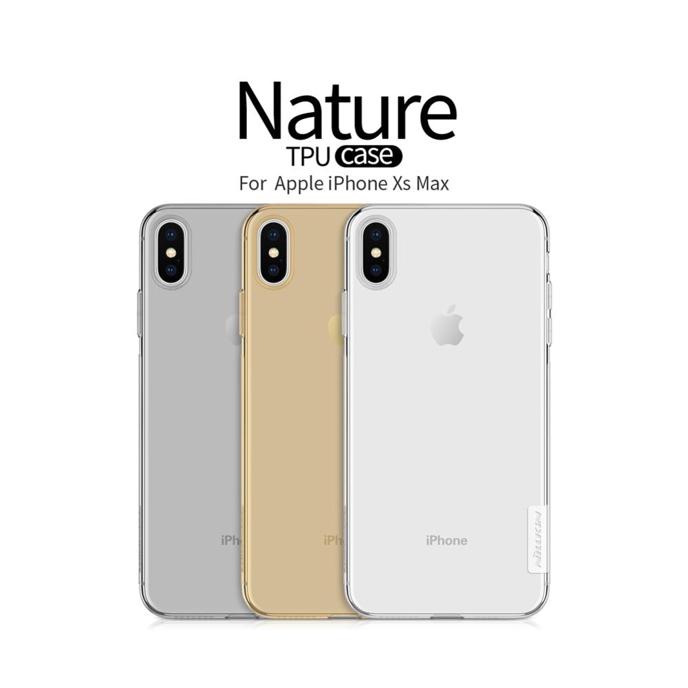 for iPhone X XR XS Max Case Nillkin TPU 0.6mm Ultra thin Phone Case Silicone Cover for iPhone 8 7 6 6s Plus 5 5S SE Nilkin Case