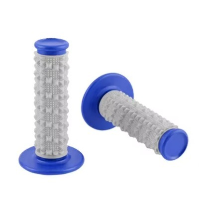 Poignée Pro Taper moto Protaper Dirt Pit Bike Motocross 7/8 "guidon en caoutchouc Gel poignées de frein mains: Bleu