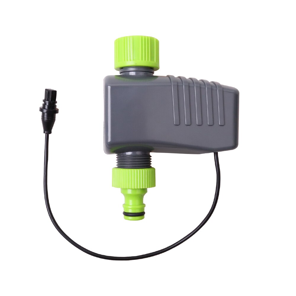 Magnetventilsæt haven vandtimer controller brugt  to 4- zone smart 10204a controller sæt  #28001: Grå og grøn
