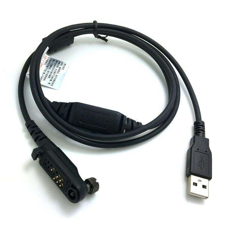 Cable de programación USB para Hytera PD602 PD662 PD682 PD605 PD665 PD685 PD606 PD666 PD686 PD608 PD668 PD688 x1p x1e