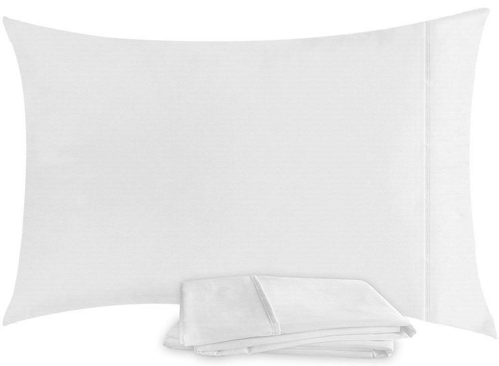 Vaaleansininen väri tyynyliina yksivärinen 100%  polyesteri tyynyliinat lyhyt tyylinen tyynynpäällinen 1 kpl 48cm*74cm xf336-8: Valkoinen