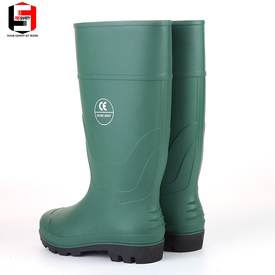 Break Resistance rain Boots Cheap Safety Gumboots PVC Safety Boots China Factory Mining Working BOOTS