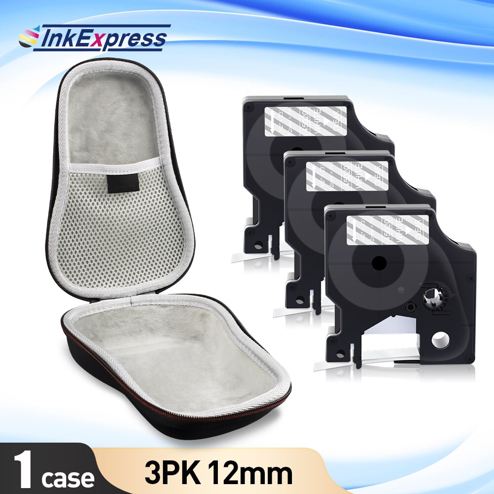 Przenośna drukarka do etykiet skrzynka dla Dymo LabelManager 160 280 drukarka etykiet COLORPOP EVA Box LM160 torba ochronna torba 45013 taśma: 1 Case-Set 10