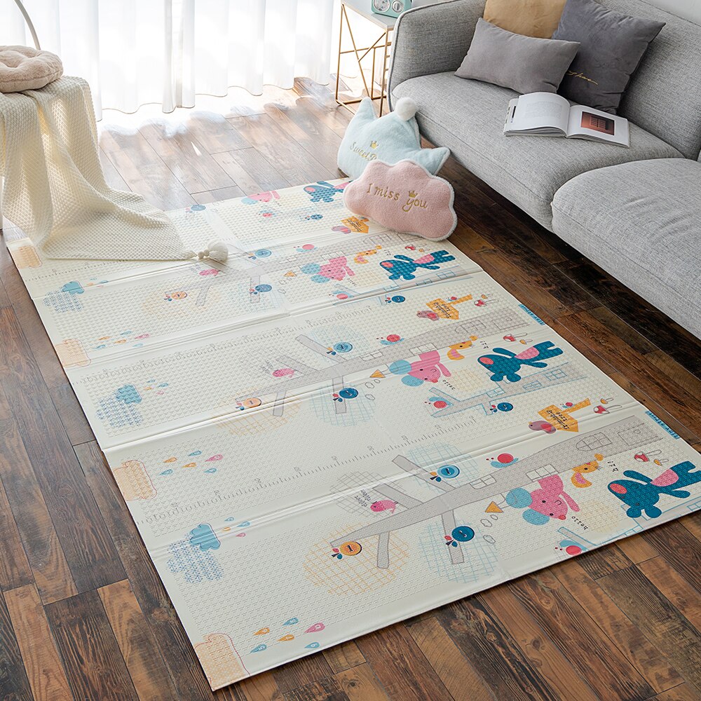 TT Home Vloerkleed Kinderkamer Kindervloerkleed Hart Stippen Laagpolig Pastel, Kleur: Grijs Paars Crème, Maat:120 cm Rund