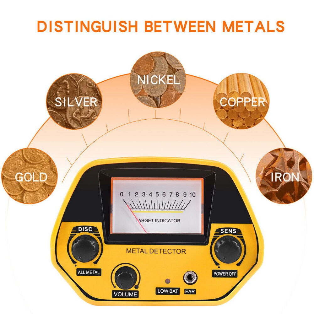 MD-5090 Metal Detector Detection Instrument Underground Metal Detector Metal Finder Gold Detector Hunter Treasure Gold Digger