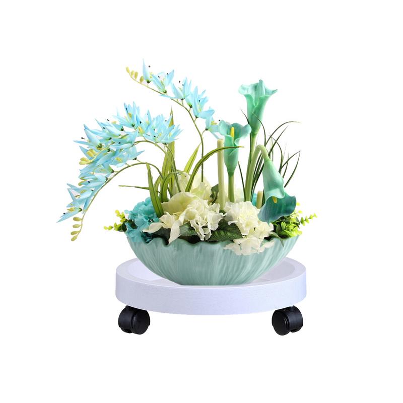 Mobile Flower Pot Tray Home Plastic Potted Bottom Tray Flower Pot Water Tray Home Gardening Supplies