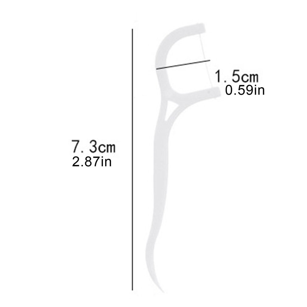 Bâtonnets de fil dentaire jetables, 30 pièces, pour nettoyer les dents, haute élasticité, Durable