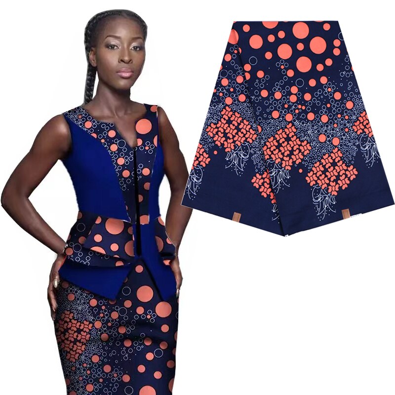 1Yard guaranteed real wax pagne 100% polyester Ankara African prints patchwork batik fabric tissu for dress craft