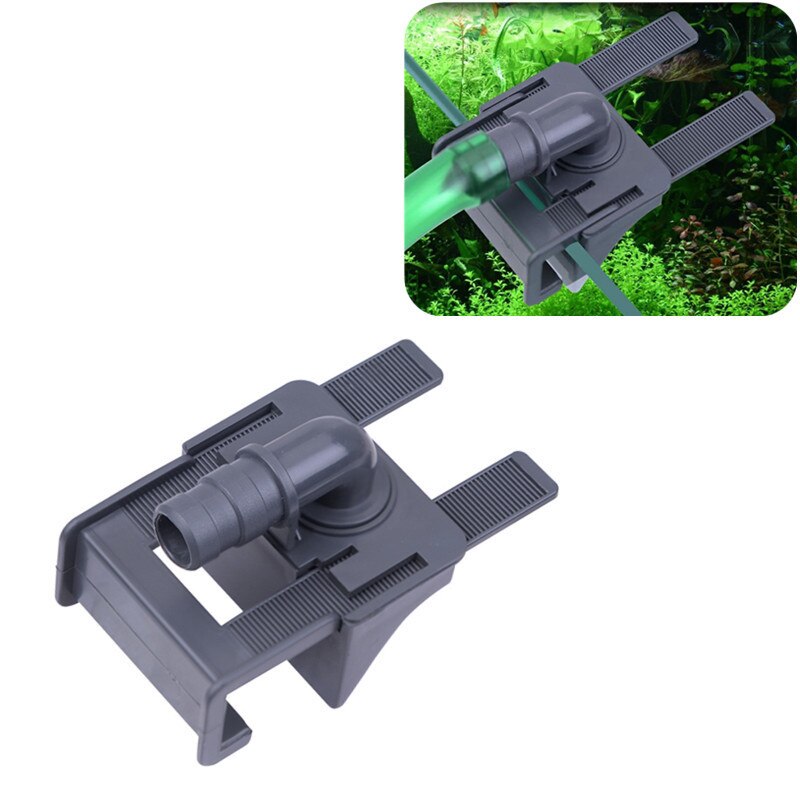 1Pc Aquarium Fish Tank Water Pipe Connector Mount Holder Inflow Outflow Stretchable Aquarium Fish Tank Accessories