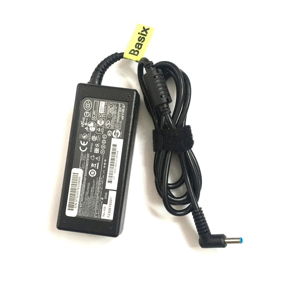 Original 65W AC Power Adapter Charger for HP 15-g067cl F9J10UA 15-g070nr J1J41UA Laptop