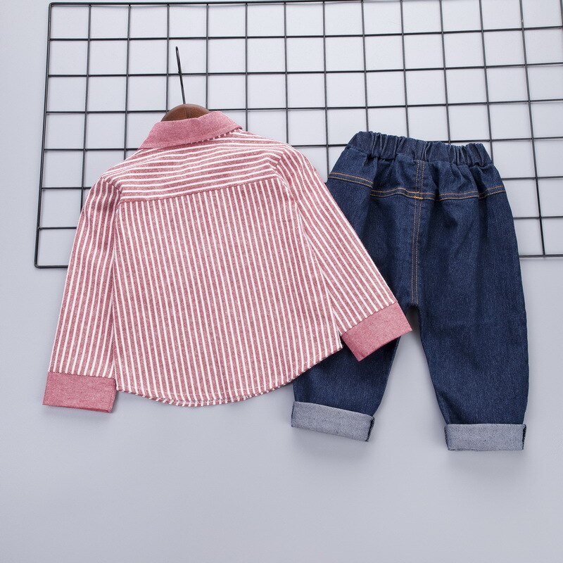 baby gutteklær todelt gutteklær sett vetement bebe garcon baby gutt sommerklær t-skjorte+jeansett 80/90/100/110/120cm