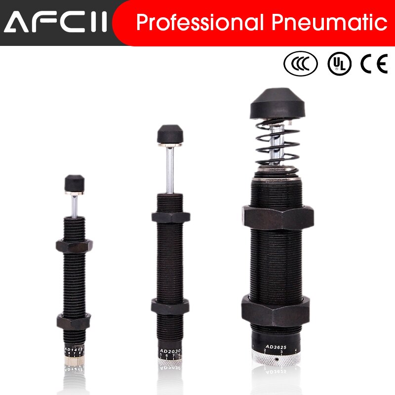 Hydraulischen Einstellbaren Stoßdämpfer AD Serie AD1425 AD2050 Öl Hydraulische Puffer für AD1410 AD1412 AD1612 AD2020 AD2525 Absorber