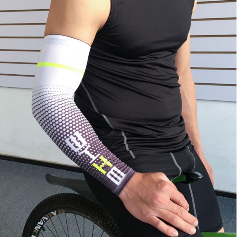 Arm Hülse Armschützer Schnell Trocknend Sonne UV Protectin Laufen Ellenbogen Unterstützung Arm Wärmer Fitness Basketball Ellenbogen Pad Radfahren
