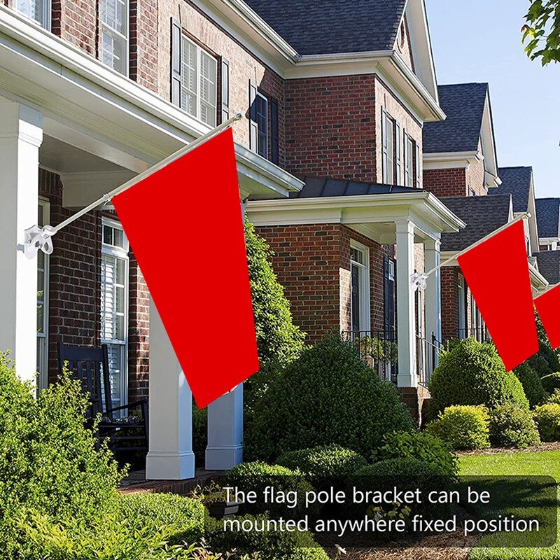 Flag Pole Holder Bracket for House Outdoor,All Weather Flagpole Bracket,Heavy Duty Rust Proof Mount Hardware