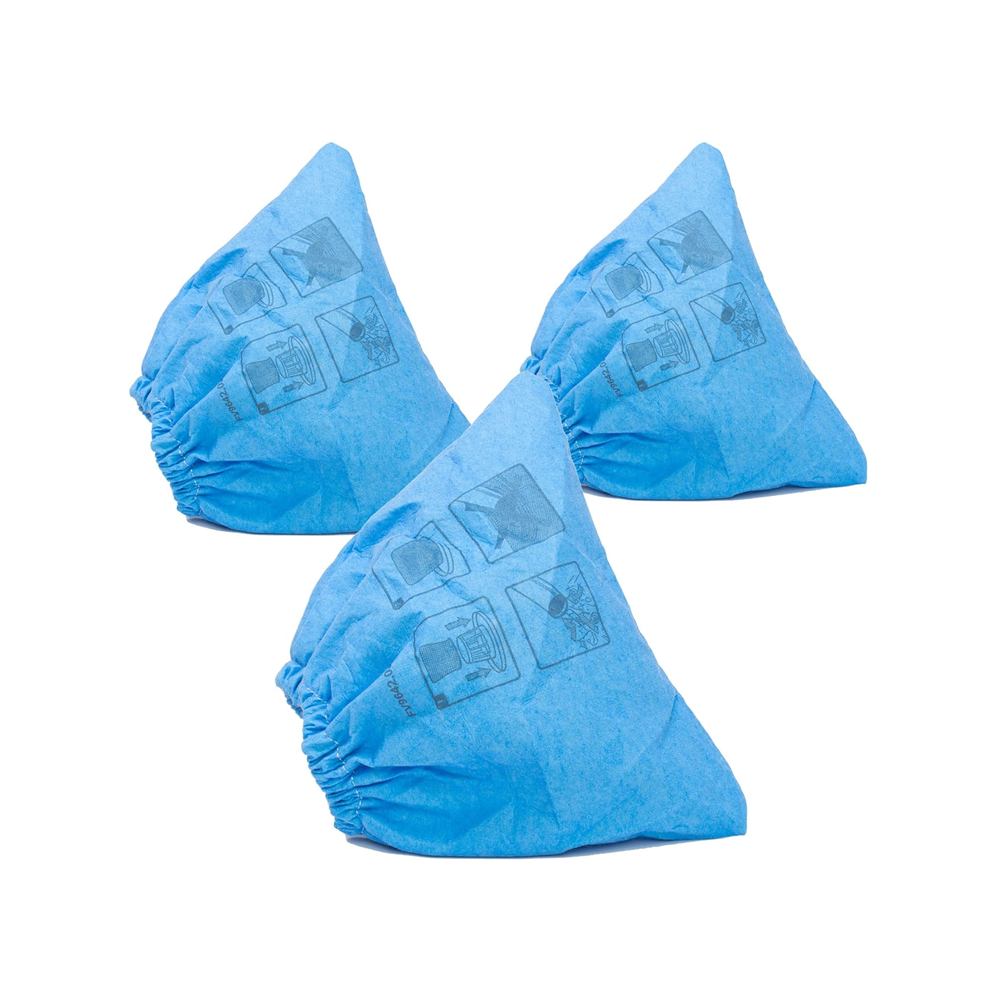 3pcs Fabric Filter Bag Dry Filter compatible with Lidl Parkside Wet Dry NTS PWD 12 A1 353257/385114/332961 vacuum cleaner parts: Default Title