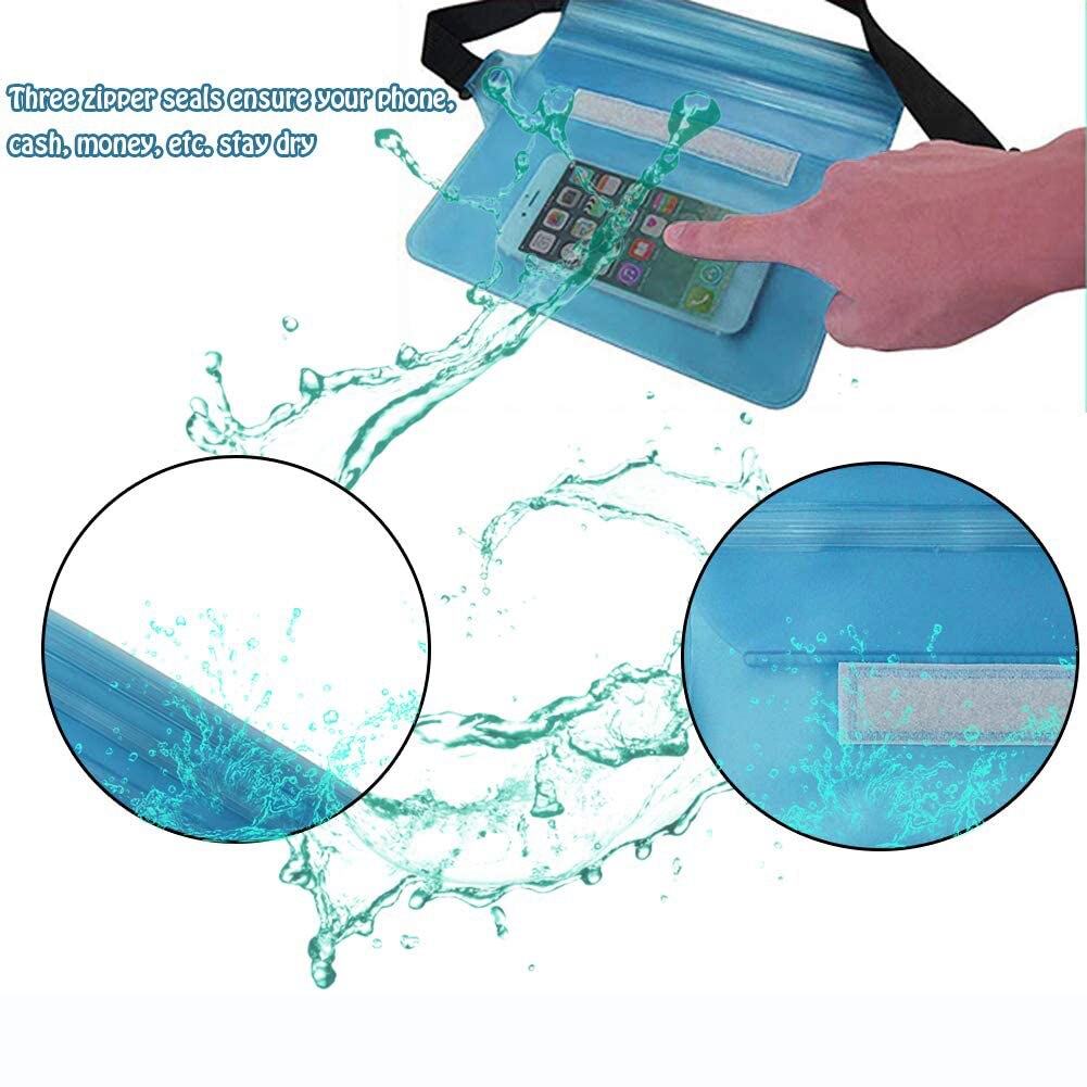 Waterdichte Schoudertas Heuptas Strand Zwemmen Touch Screen Telefoon Pouch Case Skiën Snowboard Onderwater Dry Bag Voor Telefoon