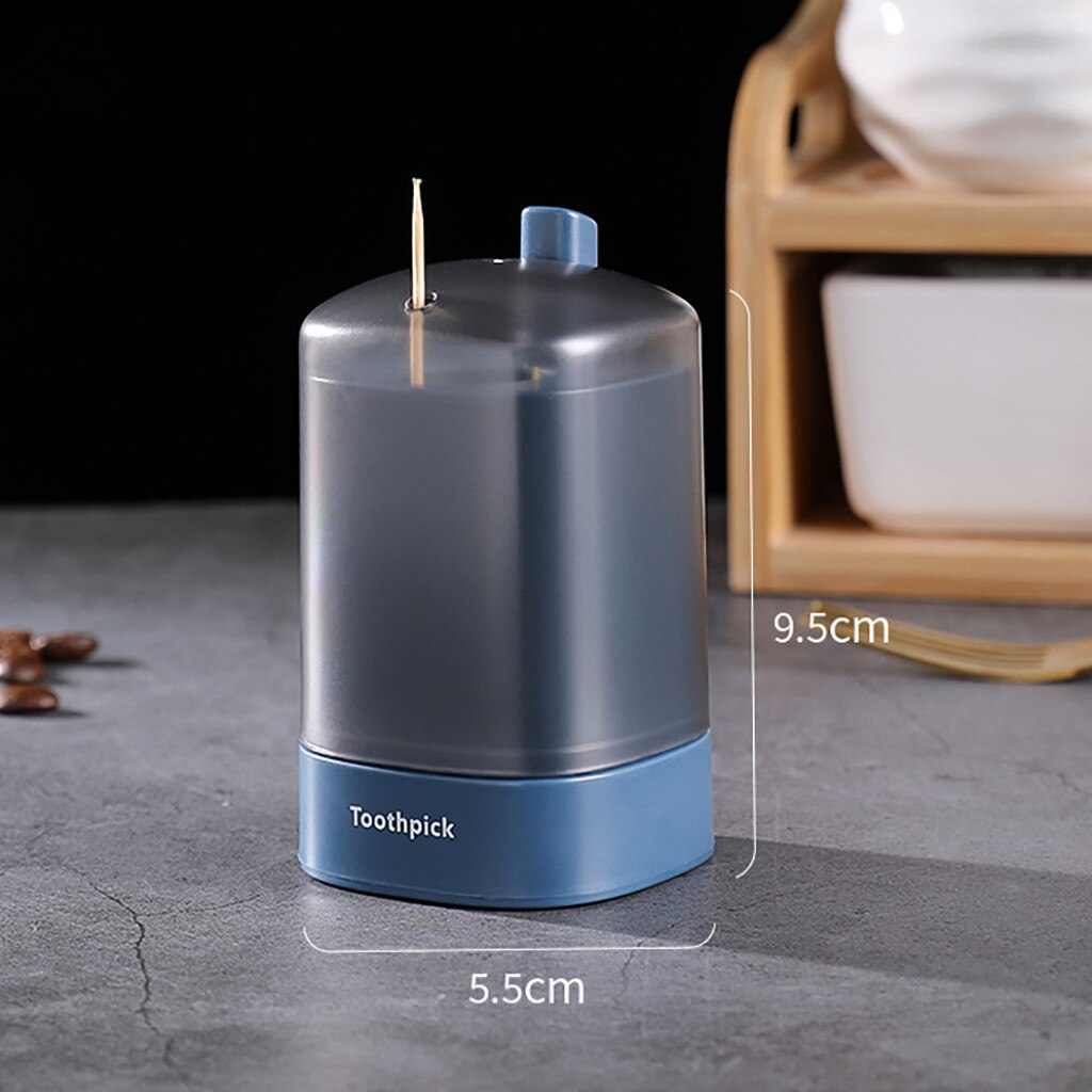 Simple Automatic Pop-up Toothpick Box Home Furnishings Toothpick Holder Square Toothpick Dispenser Household Storage Container