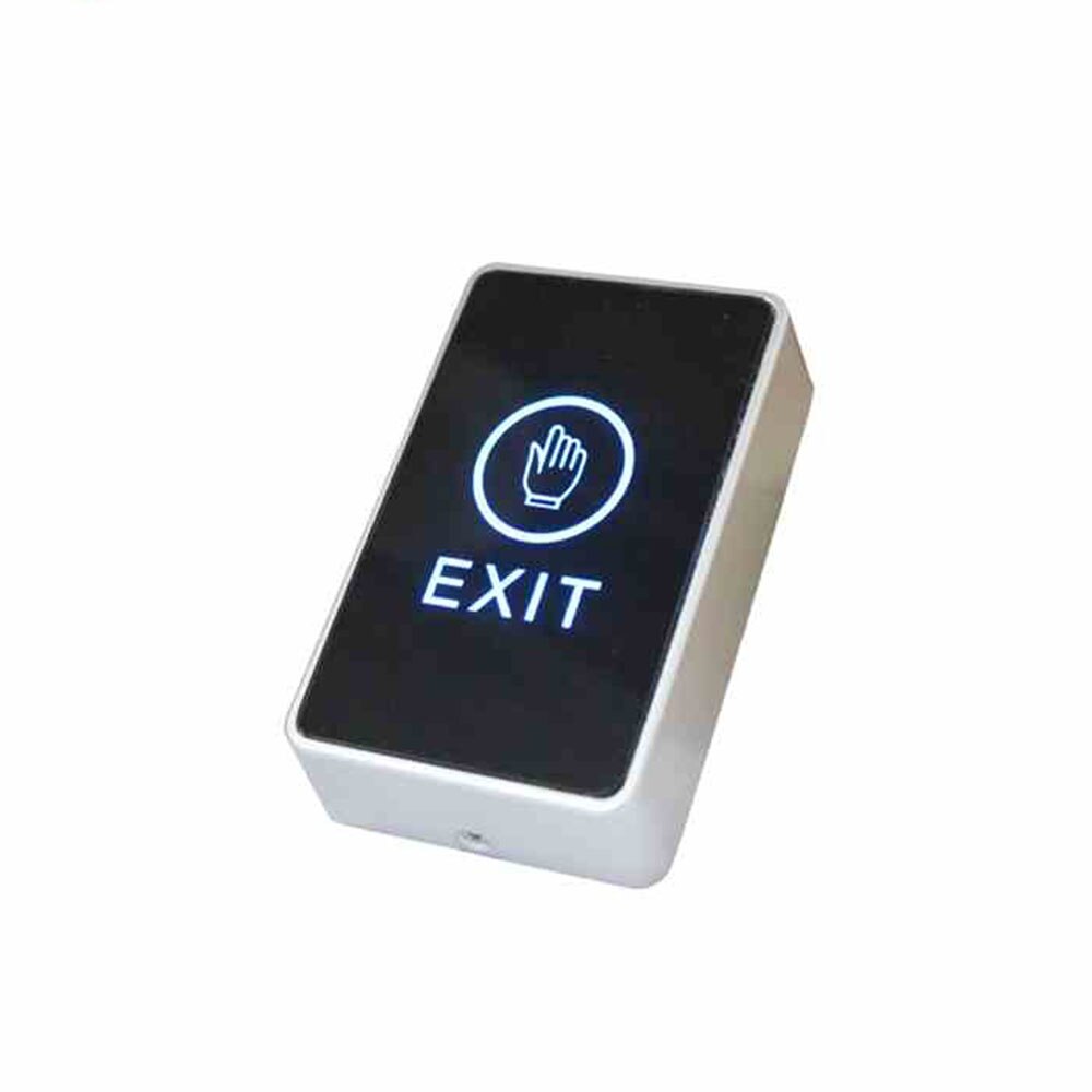 1pcs Bule Backlight Touch Exit Button Infrared Contactless Door Release Switch for Access Control System