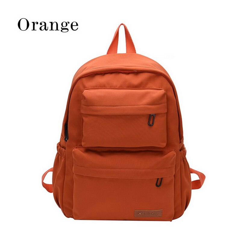 5 Stks/set Schooltas Voor Tiener Effen Rugzak Schooltas Vrouwen Student Zak Kant Boog Bundel Rugzak