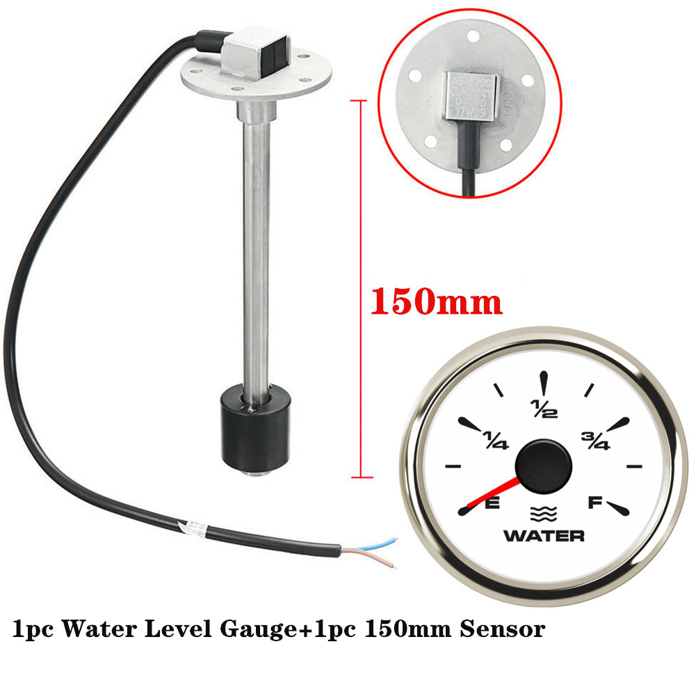 1Set Auto 52mm Wasserstand Messgeräte 0-190ohm 240-30ohm Wasser Ebene Sensoren 100 150 200 250 300 350 450mm Absender für Auto Boot: WS 150mm