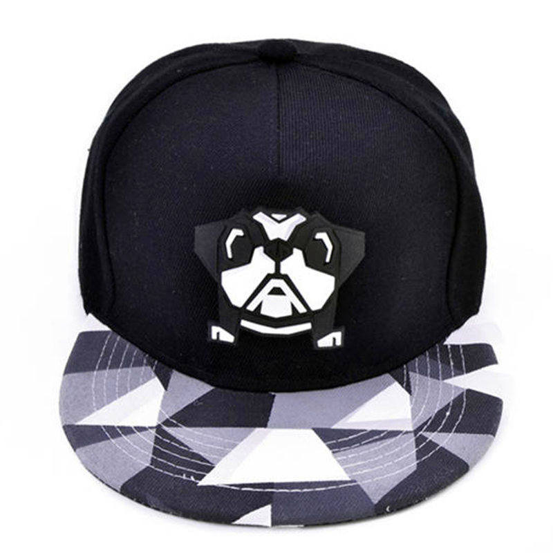 Katoen Hond Rubber Baseball Cap Hip-Hop Cap Verstelbare Snapback Hoeden Voor Mannen En Vrouwen 301