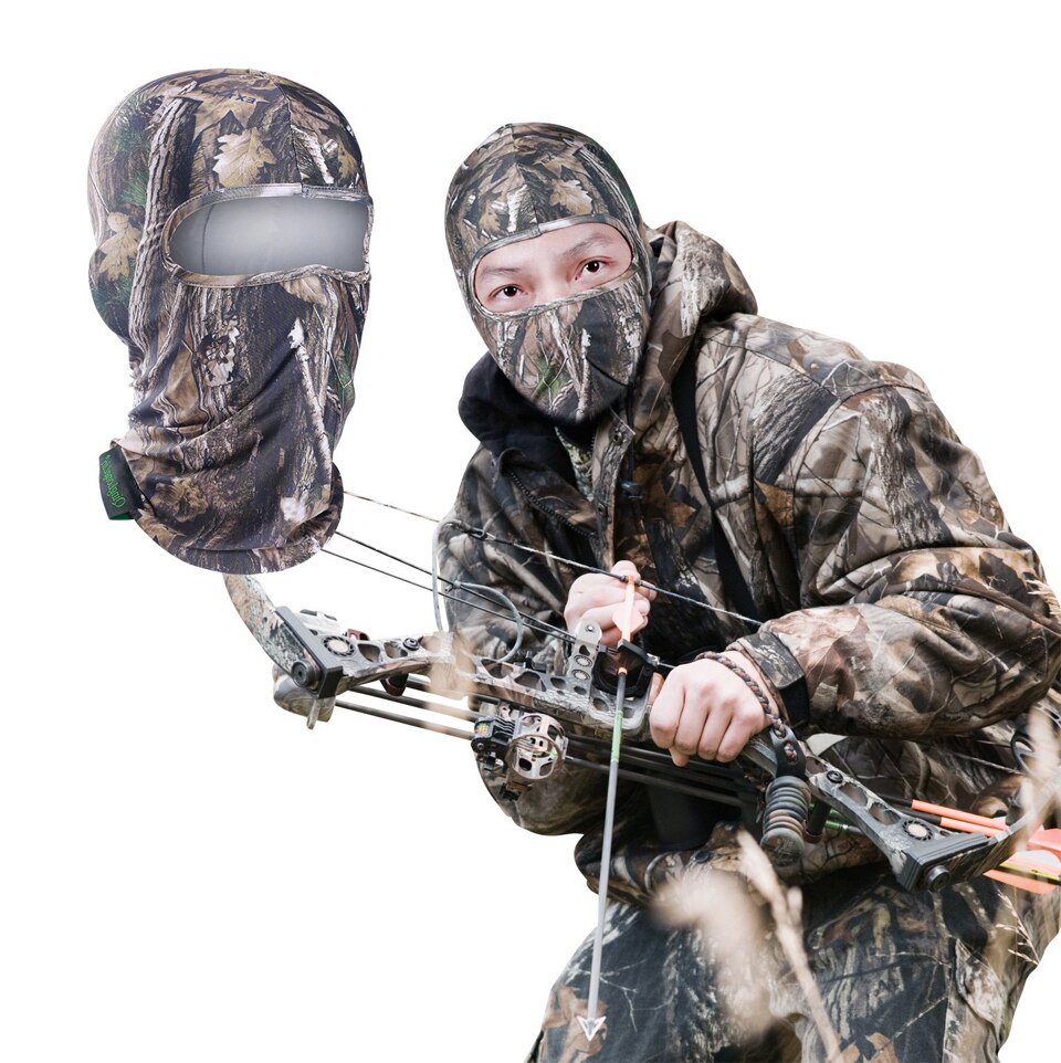 Winter Warmer Camouflage Balaclava Motorcycle Fietsen Moto Helm Liner Full Face Cover Winddicht Thermische Fleece Nek Warm Cap