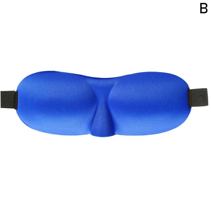 3D Sleep Mask Sleeping Eye Mask Yes / No nose Eyeshade Cover Shade Eye Patch Women Men Soft Portable Blindfold Travel Eyepatch: B