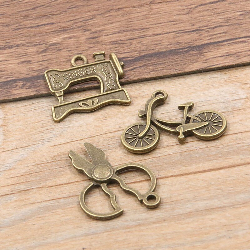 20Stck 3 Arten Spritze Stethoskop Reize Medizin Flasche Thermometer Anhänger Schmuck, Der Für DIY Handgemachte Handwerk: mischen