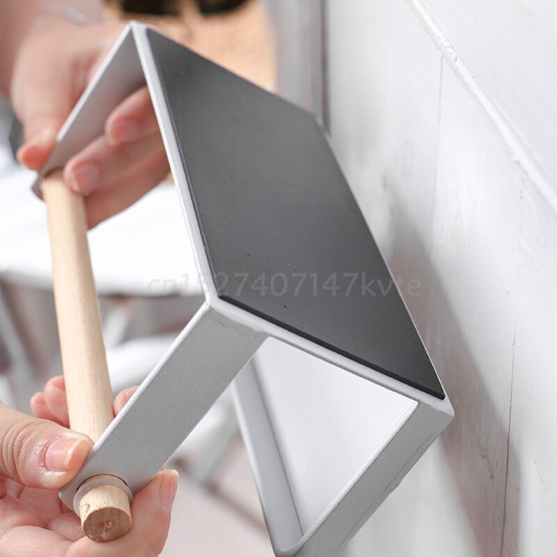 2pcs/set Nordic Style Iron Wood Magnet Storage Rack Wall Mounted Umbrella Stand