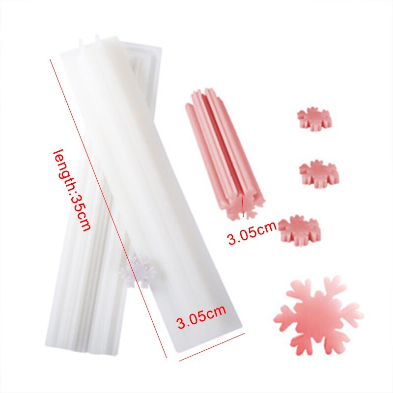 Round Heart Shape Silicone Soap Mold Pipe Tube Handmade Cake Baking Tool Soap Making Soap Mold