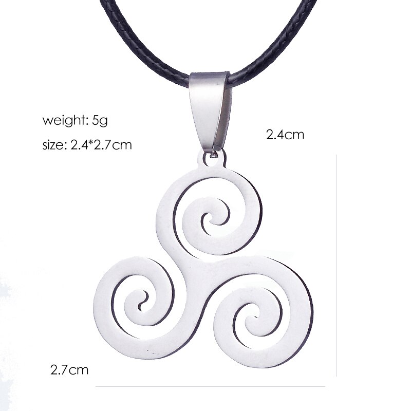 Charm Teen Wolf Triskele Ketting Triskelion Ketting Allison Argent Rvs Ketting