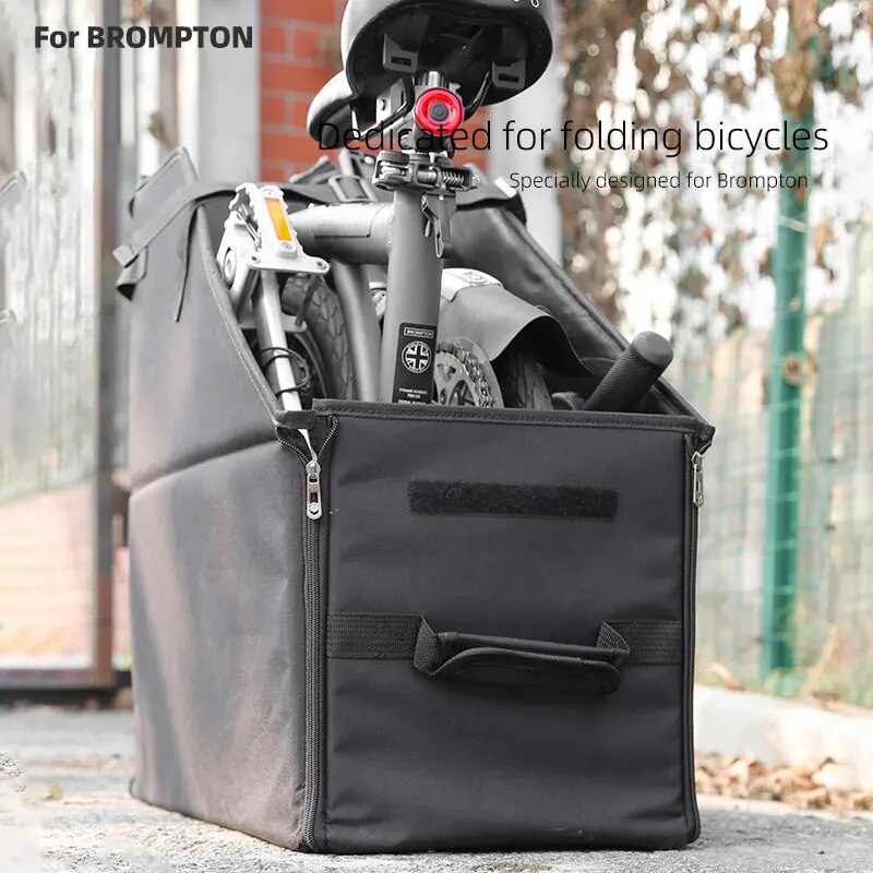 Draagbare Opvouwbare Fiets Opbergdoos Voor Brompton Fietsopslag Stofdichte Doos Waterdichte Auto Kofferbak Transport Grote Opslag