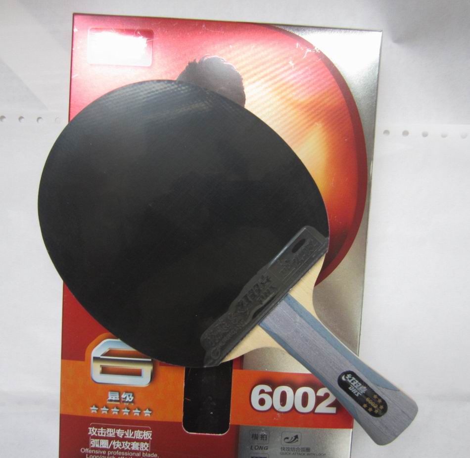 Racchette da ping-pong originali DHS 6002 con racchetta a 6 stelle DHS racchette finito racchetta finita racchetta da ping pong racchetta