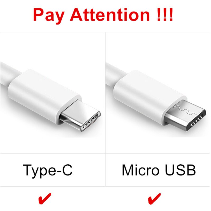 Micro USB Type C Charge Cable Wall Plug Charger For Honor 8 9 10 lite 30 Pro Xiaomi 10 9 Pro Redmi 5 5A 6 6A 7 7A Note 5 6 7 8 9