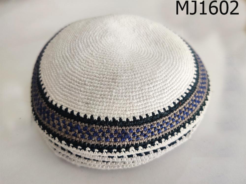 Handmade Kippah knitted hat Jewish articles