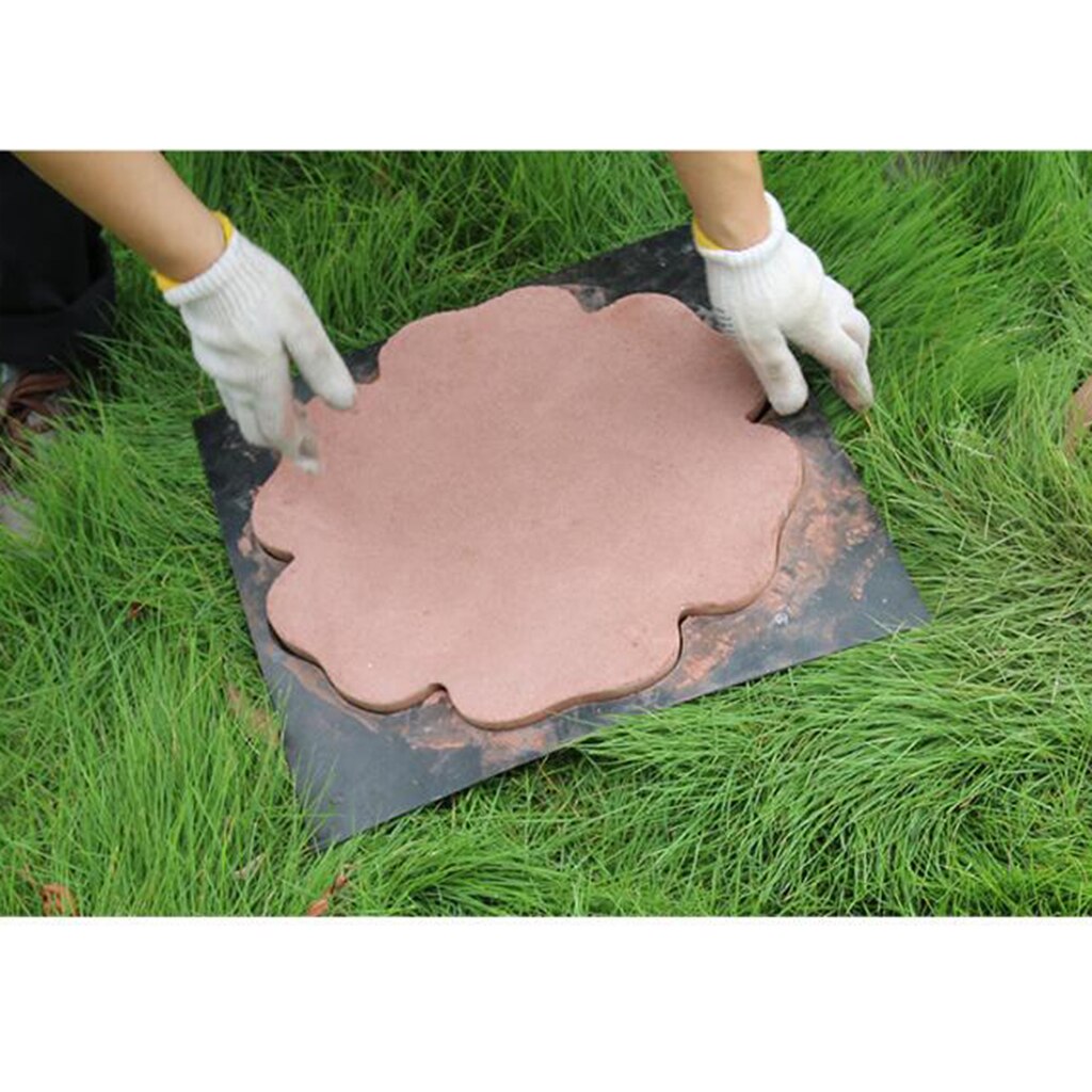 Concrete Molds, DIY Path Maker, Cement Molds for Walkways, Garden, Backyard, Heavy-Duty Concrete Pavement Mold, Easy to Use