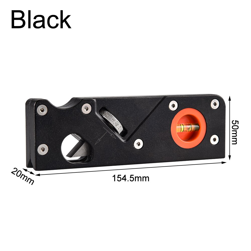 Mini Wood Hand Planer Woodworking DIY Chamfering Tool Trimming Planer 45 Degree Angle Corner Shaving Woodcraft Deburring Tool: Type A Black