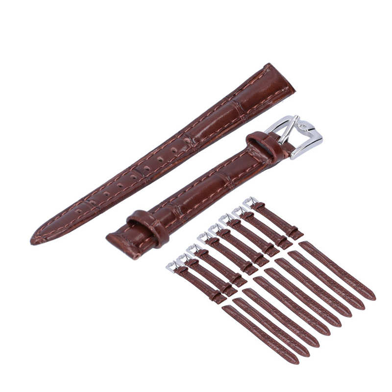 Mädchen uhr für freundlicher freundlicher Armbanduhr Gurt Stift Schnalle Uhr Band Ersatz unisex Uhr Gurt Zubehör Braun uhr freundlicher