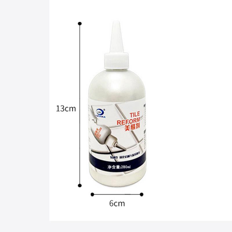 280ml Tile Gap Repair Agent Strong Waterproof Ceramic Tile Grout Crack Filling Bathtub Fixing Mending Glue Home Bathroom Caulk