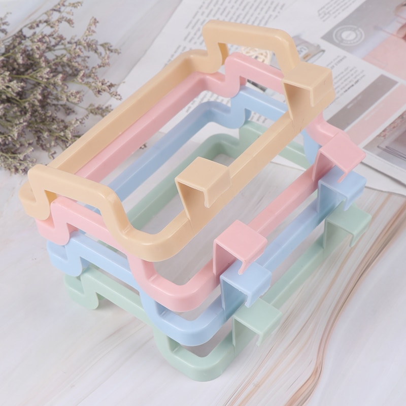 1PC Plastic Garbage Bag Rack Portable Hanging Trash Rubbish Bag Storage Rack Holder Kitchen Gadgets Storage Rack