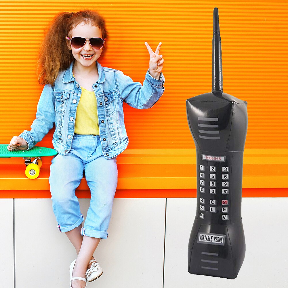 PVC Inflatable Mobile Phone Retro Cell Children Baby Simulation Phone Model